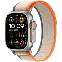 Apple Watch Ultra 2 LTE 49mm Titanium Trail Loop Orange/Beige S/M MRF13FD/A von Apple