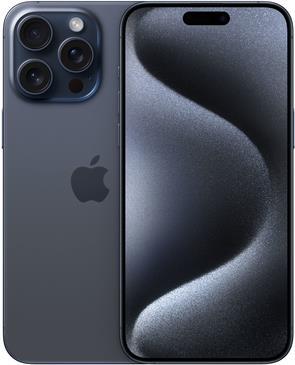 Apple iPhone 15 Pro Max - 5G Smartphone - Dual-SIM / Interner Speicher 512GB - OLED-Display - 6,7 - 2796 x 1290 pixels (120 Hz) - Triple-Kamera 48 MP, 12 MP, 12 MP - front camera 12 MP - Blue Titanium (MU7F3ZD/A) von Apple
