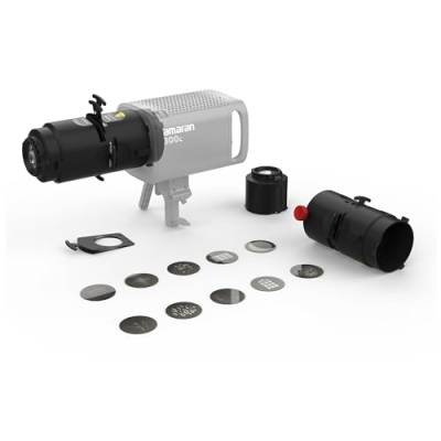 Amaran Spotlight SE 36° Objektiv-Set - Präzisions-Projektionsobjektivmodifikator für Amaran 300c, 150c, 200x S, LS 300x, Kompatibel mit Bowens Mount Punktlicht bis zu 300 W von Aputure