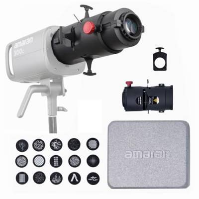 Amaran Spotlight SE Objektiv-Kit Projektionslinsenmodifikator für Aputure 300X Amaran 150C 300C Amaran 200X S 60X S Passend für Bowens Mount Punktstrahler (bis zu 300 W) (36°) von Aputure