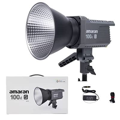 Aputure Amaran 100d S Bowens Mount LED-Videostudioleuchte 100W 5600K Tageslicht mit Bluetooth-App-Steuerung für Interviews, Porträtfotografie, Videoproduktion von Aputure