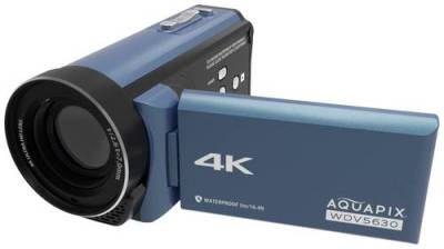 Aquapix WDV5630 GreyBlue Camcorder 7.6cm 3 Zoll 13 Megapixel Grau-Blau von Aquapix