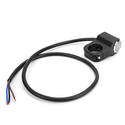 Aramox Wasserdichter Motorrad Lenkerschalter, 12V Motorrad Lichtknopf Lenker Scheinwerfer Schalter Steuert Universal für Motorrad mit 22mm Lenker(Rotlicht) von Aramox