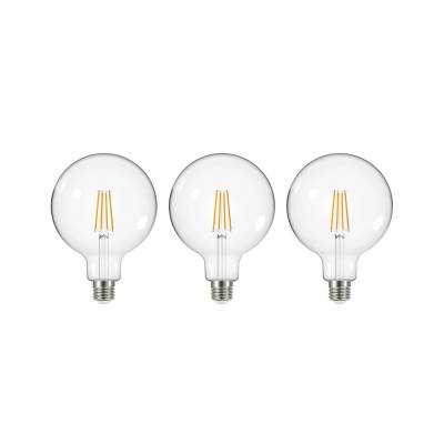 LED-Leuchtmittel Filament klar E27 G125 3,8W 2700K 806lm 3er von Arcchio