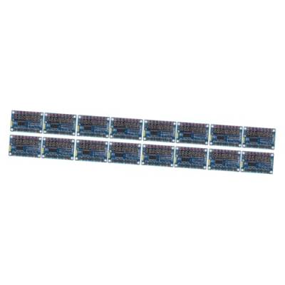 Artibetter 16 STK 8-Bit-LED-Digitalröhre bläulich blueriiot LED-Digitalröhrenanzeige Mikrocontroller-LED-Anzeigemodul Anzeigemodul mit Tasten für Mikrocontroller Anzeigemodul mit 8 Tasten von Artibetter