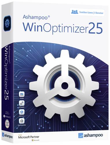 Ashampoo WinOptimizer25 Vollversion, 3 Lizenzen Windows Systemoptimierung von Ashampoo
