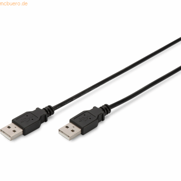 Assmann ASSMANN USB 2.0 Kabel Typ A 5.0m USB 2.0 konform sw. von Assmann