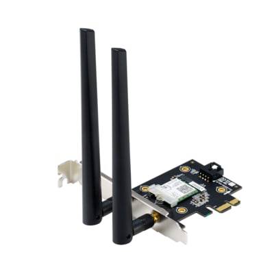 ASUS PCE-AX3000 PCIe-Karte Bluetooth 5.0 + Wi-Fi 6 AX3000 Dual-Band, 2x Antenn von Asus