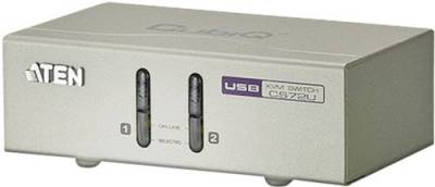 ATEN CS72U-AT 2 Port KVM-Umschalter VGA USB 2048 x 1536 Pixel von Aten