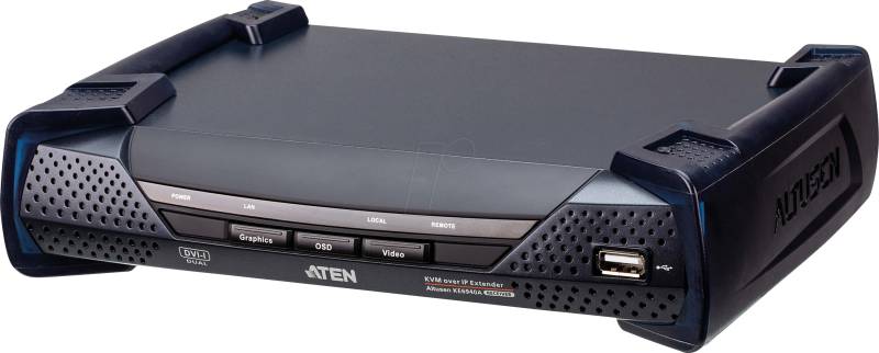 ATEN KE6940AR - KVM over IP Empfänger, DVI, SFP, USB, Audio von Aten