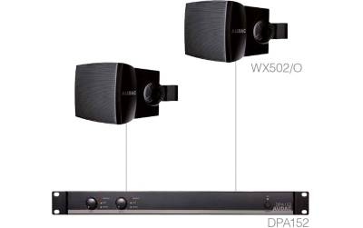 Audac PURRA 52 B Lautsprecher Set ( 2 x WX502 + DPA152) schwarz von Audac