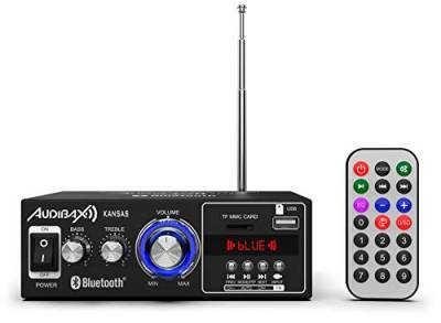 Audibax Kansas Amplificador HiFi Con Bluetooth / MP3 / FM. Entrada SD y USB. 2 x 40W von Audibax