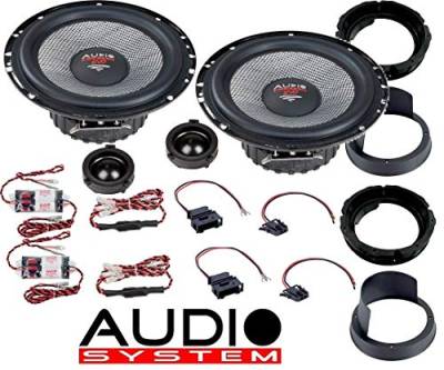 Audio System Xfit kompatibel mit VW Golf 4 EVO 2 Lautsprecher 165 mm 2-Wege Golf 4 Compo System von Audio System