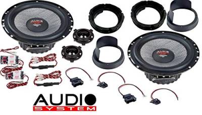 Audio System Xfit kompatibel mit VW Golf 6 EVO 2 Lautsprecher 165 mm 2-Wege kompatibel mit Golf 6 Compo System von Audio System
