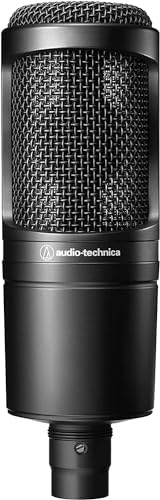 Audio-Technica 2020 Kondensatormikrofon mit Nierencharakteristik Schwarz von Audio-Technica
