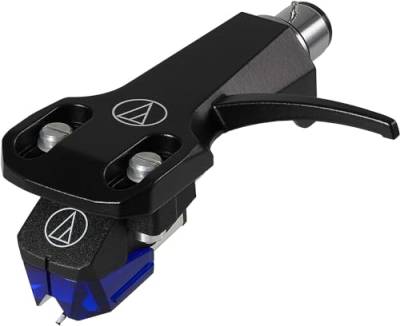 Audio-Technica AT-XP3/H Dual-Moving-Magnet-Stereotonabnehmer DJ mit Headshell Blau von Audio-Technica