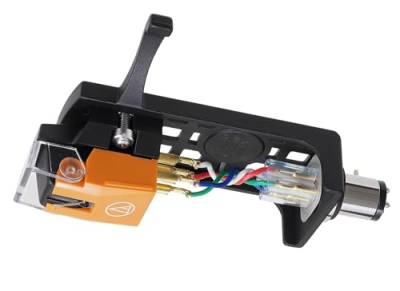 Audio Technica VM530EN/H Headshell/Dual Moving Magnet Cartridge Combo (Orange) von Audio-Technica