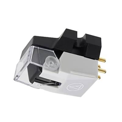 Audio-Technica VM670SP Dual-Moving-Magnet-Monotonabnehmer für Schellack- oder Grammophonplatten weiß von Audio-Technica