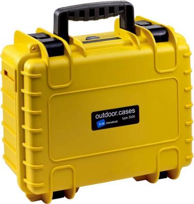 B&W International Fotorucksack B&W Case Type 3000 SI gelb mit Schaumstoffeinsatz von B&W International