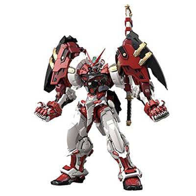 BANDAI Modellbausatz Gundam - Hi-Res 1/100 Gundam Astray Red Frame Powered - Modellbausatz, Weiß, Schwarz, Rot von BANDAI