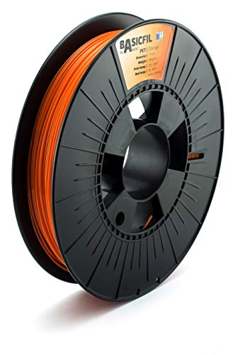 BASICFIL PETG (3D Drucker Filament), 1.75mm, 500g, Orange von BASICFIL