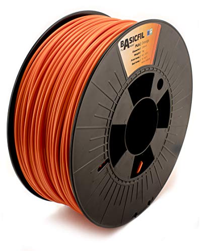 BASICFIL PLA (3D Drucker Filament), 2.85mm, 1kg, Orange von BASICFIL