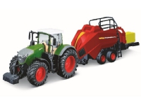 Traktor mit Ballenheber Fendt 1050 Vario 10cm grün von BBURAGO