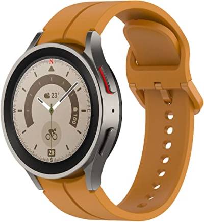 BBZ Kompatibel mit Galaxy Watch 5 Pro 45mm / Galaxy Watch 5 40mm 44mm Armband,20mm Silikon-Armband Armband WristArmband für Galaxy Watch 4 40mm 44mm /Galaxy Watch 4 Classic 42mm 46mm von BBZ