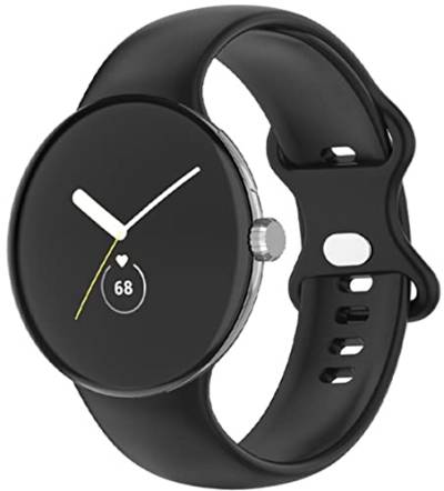 BBZ Pixel Watch 2 Armband, Weiche Silikon Replacement Watch Strap Uhrenarmband Sport Armbänder Kompatibel mit Google Pixel Watch von BBZ