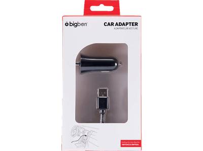 BIGBEN Kfz-Adapter V2 Inkl. Ladekabel Black Ladegerät, Schwarz von BIGBEN