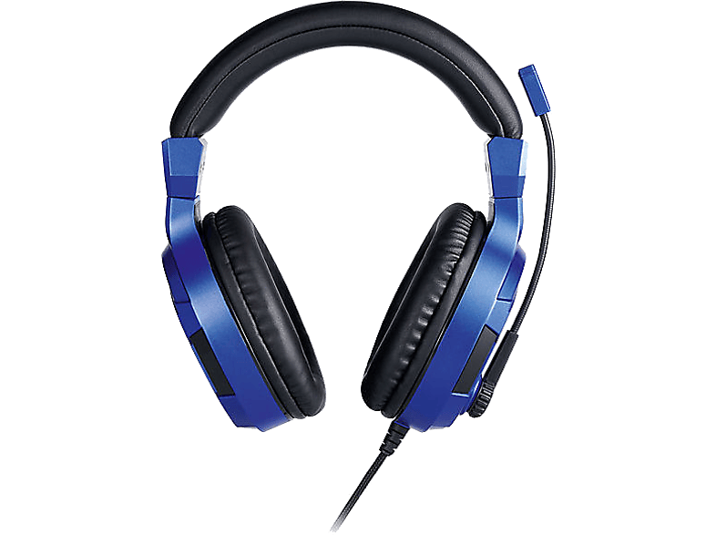 BIGBEN PS4 Stereo-Headset V3, Over-ear Gaming Headset Blau von BIGBEN