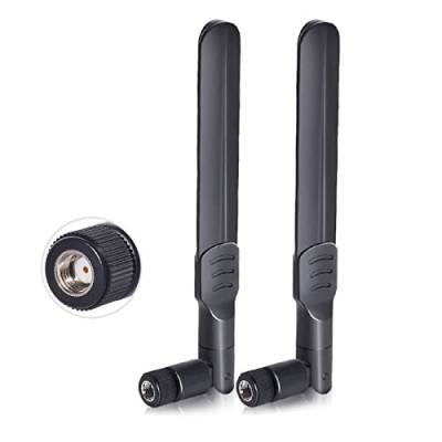 BINGFU WLAN Antenne, 2,4G/5,8GHz 8dBi MIMO RP-SMA Antenne Kompatibel mit ASUS Fenvi Rosewill Gigabyte WLAN Router Mini-PCI-Express PCIE-Netzwerkkarte WiFi Adapter Überwachungskamera, 2 Stück von BINGFU