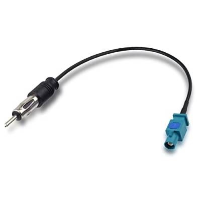 Bingfu Fakra Z-Stecker auf DIN-Stecker Kabel Autoradio Antennenadapter Verlängerungskabel 15 cm für Autoradio Audio HD Radio Head Unit CD Media Player Empfänger von BINGFU