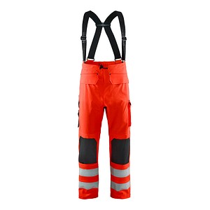 BLAKLÄDER® unisex Warnschutz-Latzhose 1302 rot Größe 2XL von BLAKLÄDER®