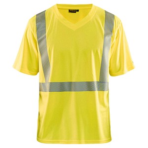 BLAKLÄDER® unisex Warnschutz Shirt 3386 gelb Größe 3XL von BLAKLÄDER®