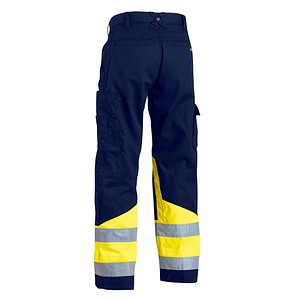 BLAKLÄDER® unisex Warnschutzhose 1564 marine, gelb Größe 54 von BLAKLÄDER®