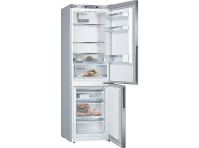 BOSCH KGE364LCA Serie 6 Kühlgefrierkombination (C, 149 kWh, 1860 mm hoch, Inox-look) von BOSCH