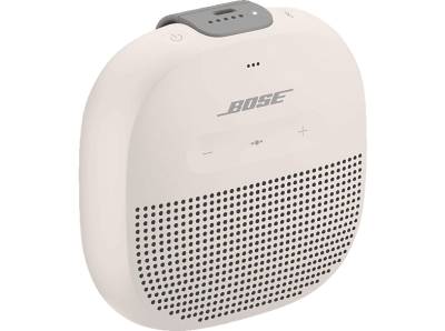 BOSE SoundLink Micro Bluetooth Lautsprecher, White Smoke, Wasserfest von BOSE