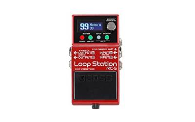 BOSS RC-5 Loop Station – moderner, kompakter Looper mit erstklassiger Soundqualität, 99 Phrasen-Speicherplätzen, 57 Rhythmen und optionaler MIDI-Steuerung. Perfekt für Gitarre, Bass, elektroakustische von BOSS