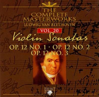 The Complete Masterworks Vol 20 Violin Sonatas Op. 12 1-3 von BRILLIANT CLASSICS