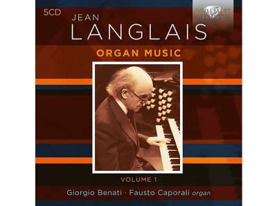 Benati,Giorgio/Caporali,Fausto - Langlais Organ Music,Volume 1 (CD) von BRILLIANT