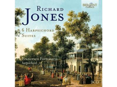 Francesco Fornasaro - Jones:6 Harpsichord Suites (CD) von BRILLIANT