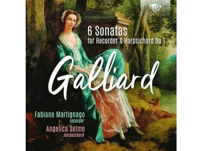 Martignago,Fabiano/Selmo,Angelica - Galliard 6 Sonatas (CD) von BRILLIANT