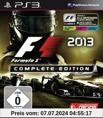 F1 2013 Complete Edition - [PlayStation 3] von Bandai