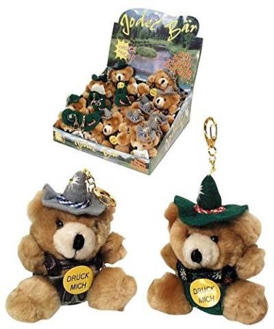 Eurosouvenirs, Jodel-Trachten-Teddybär, Schlüsselanhänger, 12 cm, sitzend von Bartl