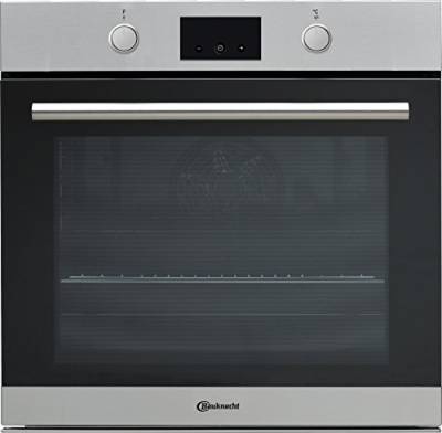 Bauknecht BAR2 KN5V2 IN Backofen Elektro/Einbau, 55.50 cm, Multi 5 Umluftbackofen mit 5 Funktionen, Classic Cook Elektronik-Uhr, Edelstahloptik von Bauknecht