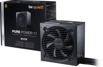 BeQuiet Pure Power 11 PC Netzteil 600W ATX 80PLUS® Gold von BeQuiet