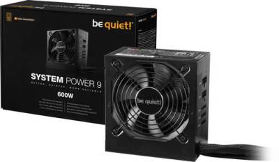 BeQuiet System Power 9CM PC Netzteil 600W ATX 80PLUS® Bronze von BeQuiet