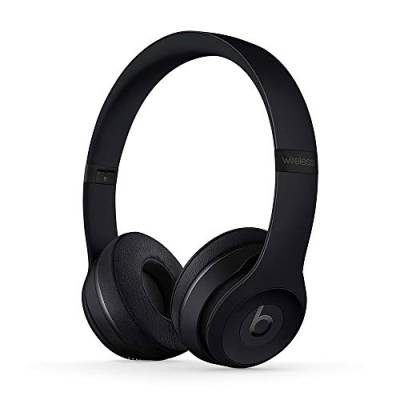 Beats Solo3 Kabellose Bluetooth On-Ear Kopfhörer – Apple W1 Chip, Bluetooth der Klasse 1, 40 Stunden Wiedergabe – Schwarz von Beats by Dr. Dre
