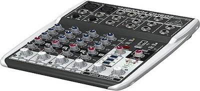 Behringer XENYX QX602MP3 Premium 6-Input 2-Bus Mixer mit XENYX Mic Preamps, British EQ, MP3 Player und Multi-FX von Behringer